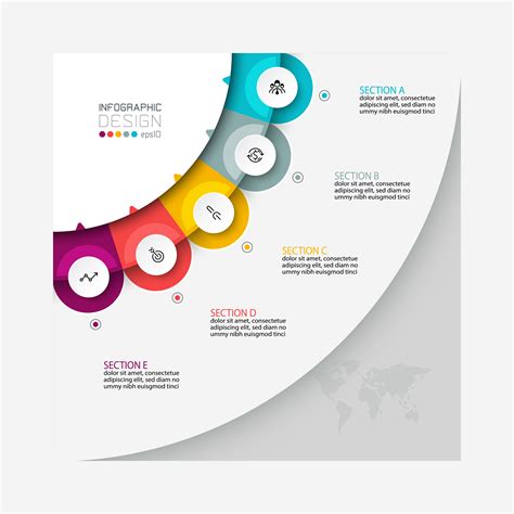 Modern Infographic Template Design 1308376 Vector Art At Vecteezy