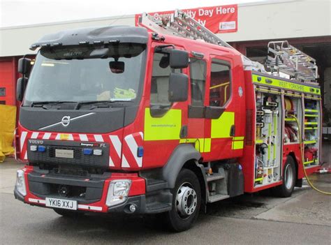 West Yorkshire Fire Rescue Service YK16 XXJ Volvo Fire