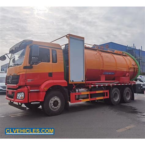 Shacman Large Volume 25000 Liters Industrial Vacuum Sewage Suction