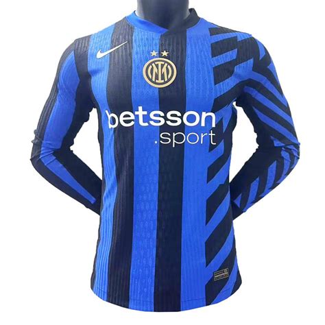 Maglie Calcio A Poco Prezzo Di Maglia Inter Milan Manica Lunga Prima