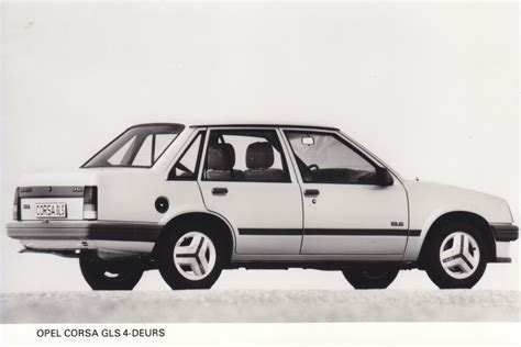 Opel Corsa GLS 4 Door Factory Issued Press Photo Opel Corsa Opel