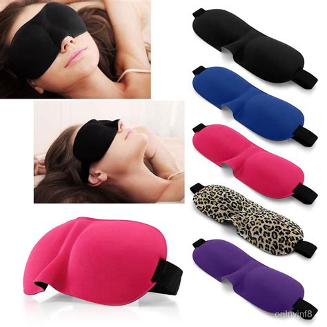 W3s0 Travel 3d Eye Mask Sleep Soft Padded Shade Cover Rest Relax