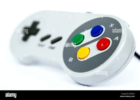 Retro Game Console Controller Stock Photo Alamy