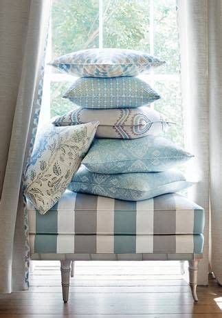 Tarragon Blue F Collection Caravan From Thibaut In Blue