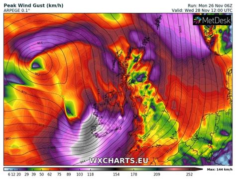 Su Regno Unito E Irlanda Sta Per Abbattersi La Tempesta Diana Porter