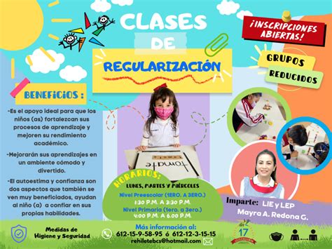 Taller de Regularización y Reforzamiento Escolar Colegio Rehilete de