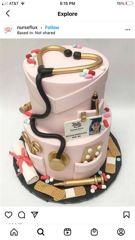 Doctor Graduation Cake Nursing School Graduation Party