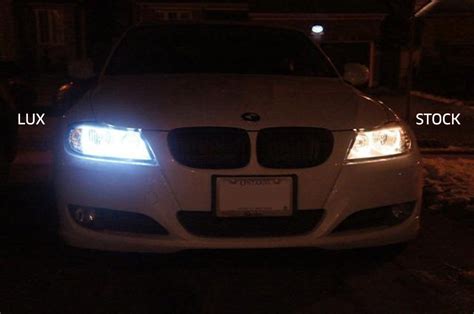 LUX Angel Eye Upgrade Bulbs E90 LCI 09 11 With Halogen Lights