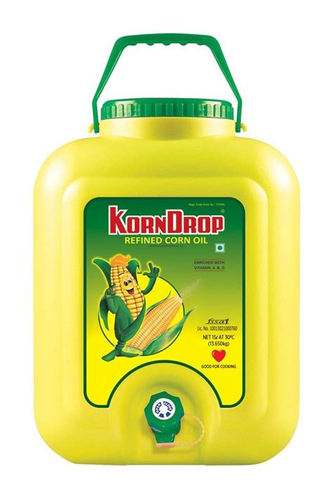 Pan India Korndrop Refined Corn Oil L Jar Packaging Size Litre