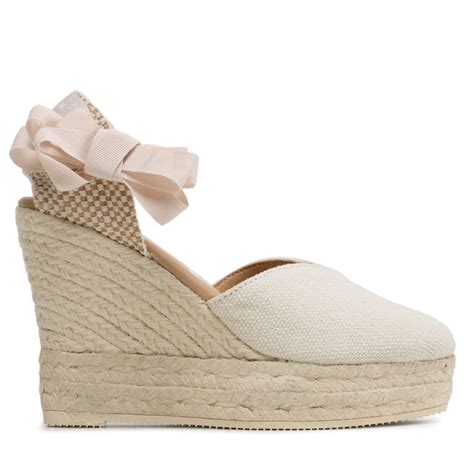 Alpargatas Manebi Shaped Wedge Espadrilles O Wh White Zapatos Es