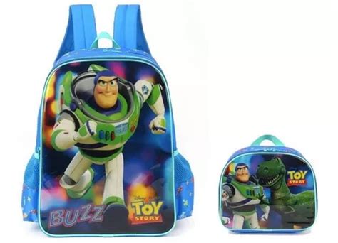 Kit Escolar Toy Story Mochila Costas Lancheira Frete Gr Tis