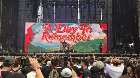 If It Means A Lot To You A Day To Remember Lollapalooza Santiago Chile 2022 Youtube