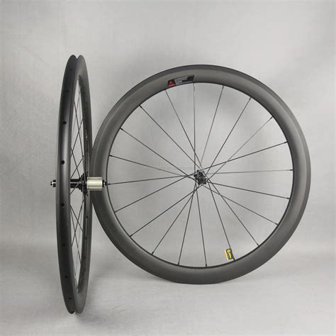 Carbon Road Bike Wheelset Clincher Ud Weave Front 20 Rear 24 Holes With