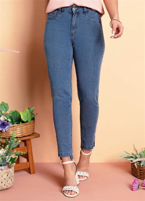 Calça Jeans Claro Pérolas Quintess