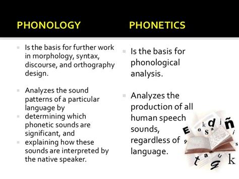 Phonology Vs Phonetics