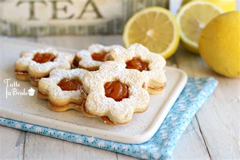 Biscotti Frollini Al Limone E Marmellata Tutto Fa Brodo In Cucina