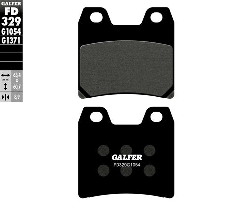 Galfer Fd329g1054 1054 Carbon Semi Metallic Brake Pads Rear Ebay