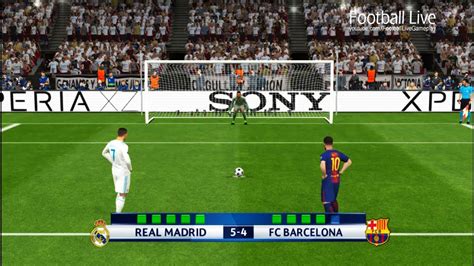 PES 2017 Real Madrid Vs FC Barcelona Penalty Shootout UEFA