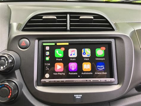 Carplay Installs Sony Xav Ax In A Honda Fit Sport Carplay