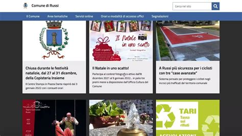 Comune Di Russi Come Ottenere Informazioni E Accedere Ai Servizi In