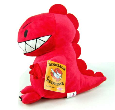 Red Dinosaur Vs Bedtime Kohls Cares Big White Teeth Plush Stuffed By Bob Shea Ebay