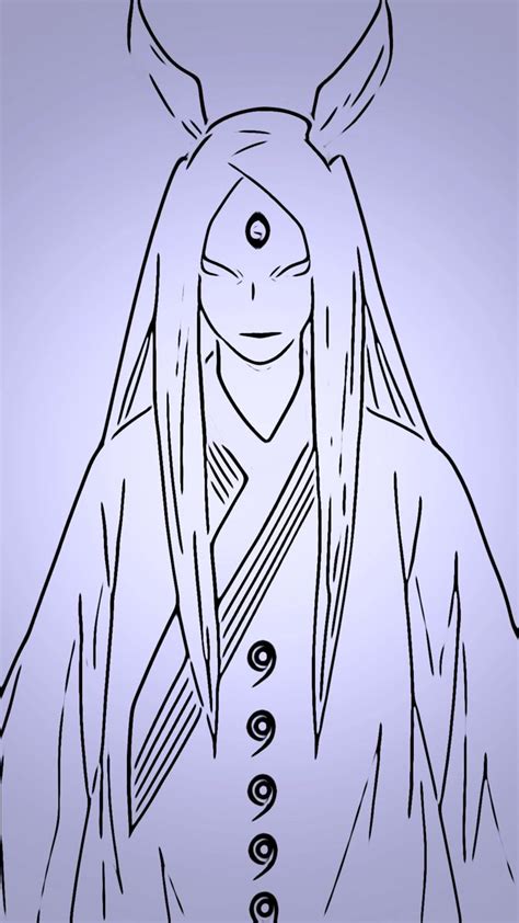 Kaguya Ootsutsuki Manga Fan Art Miauchihaa Edited Kakashi Desenho