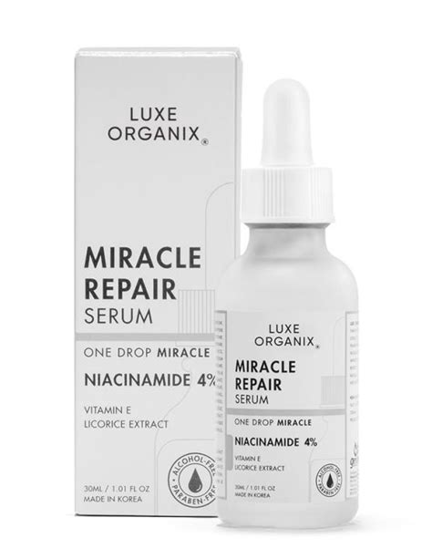 Luxe Organix Miracle Repair Serum Niacinamide 4 30ml Lazada Ph