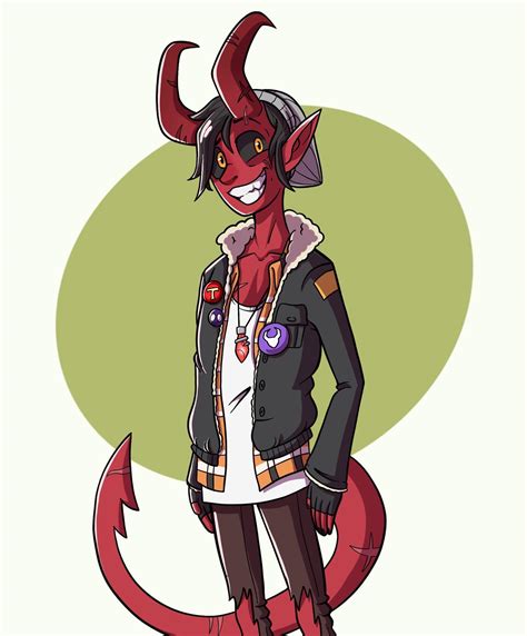 Art Oc My Tiefling Warlock Teller In Some Modern Day Clothing Rdnd