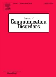 Journal Of Communication Disorders