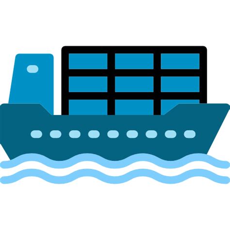 Cargo Ship Free Transport Icons