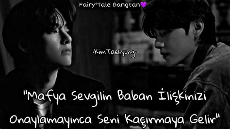 Taehyung İle Hayal Et Mafya Sevgilin Baban İlişkinizi Onaylamayınca Seni Kaçırmaya Gelir