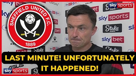 Today Transfer Embargo Hindering The Blades Sheffield United Latest News Youtube