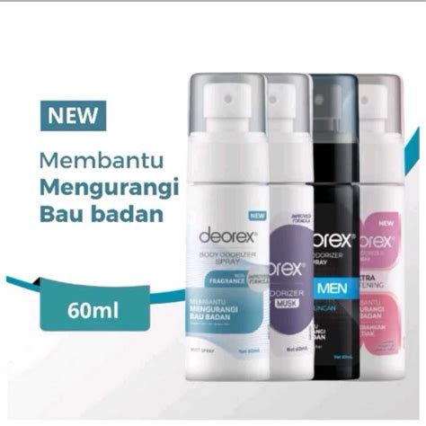 Jual Deorex Body Odorizer Spray Ml Penghilang Bau Badan