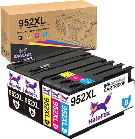 Halofox Remanufactured Ink Cartridge Replacement For 952 Xl 952xl Used With