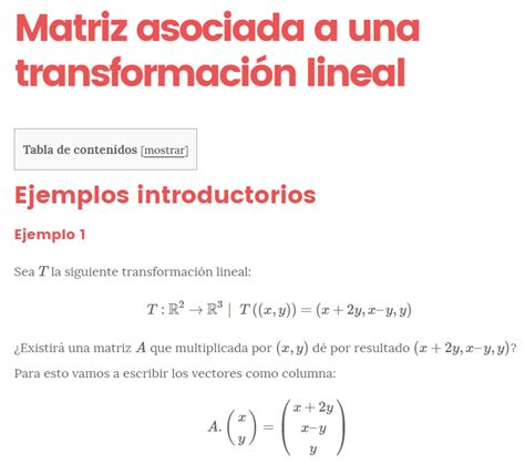 Entendiendo la Transformación Lineal de Matrices Descubre Cómo Funciona