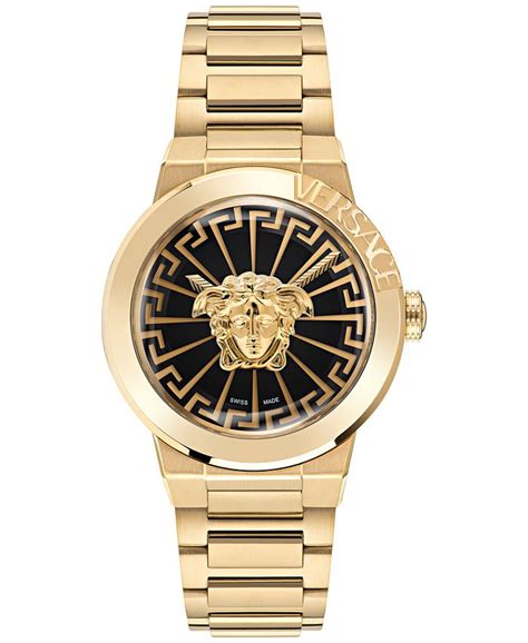 Versace Womens Swiss Medusa Infinite Gold Ion Plated Stainless Steel