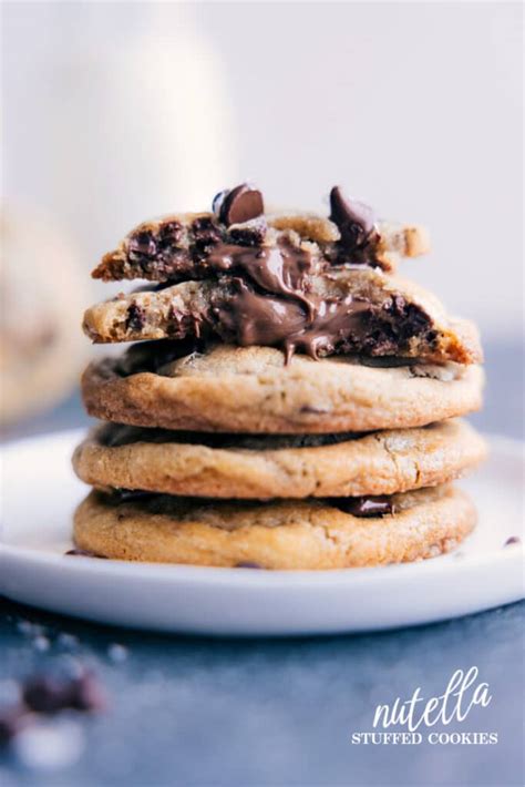 Nutella Stuffed Chocolate Chip Cookies Chelsea S Messy Apron