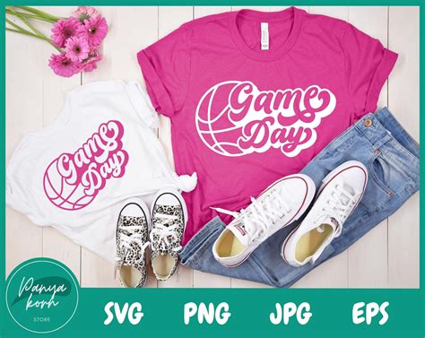 Game Day Svg Basketball Cheer Svg Basketball Shirt Svg - Etsy