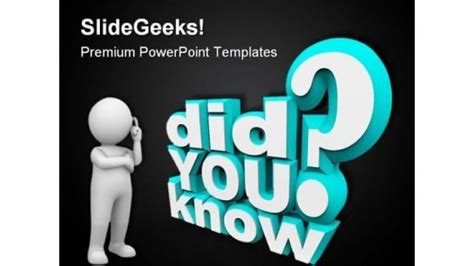 Did You Know Powerpoint Templates Slides And Graphics