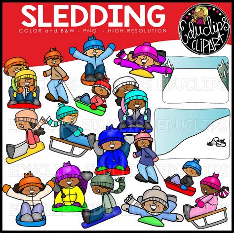 kids sledding clipart 10 free Cliparts | Download images on Clipground 2024