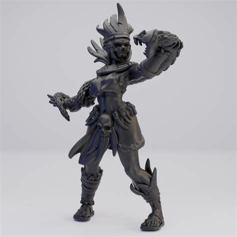 Hot Goblin アマゾン蛇シャーマン ミニチュア ホットゴブリン 部族 呪術