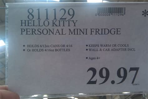 The Good Life: Hello Kitty Mini Fridge (Morena Blvd Costco)