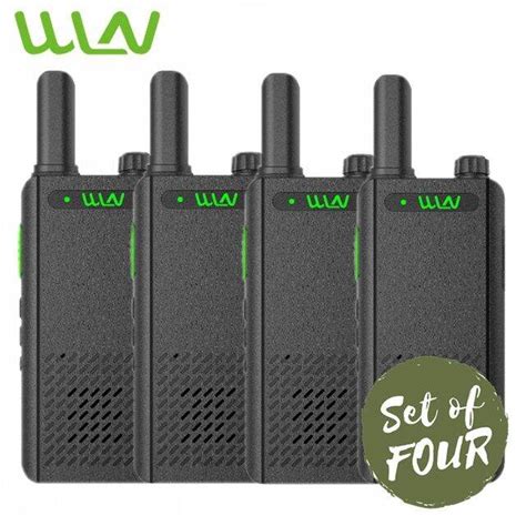 Wln Set Of Kd C Uhf Mhz Two Way Walkie Talkie Radio