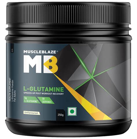 MuscleBlaze Micronized L Glutamine For Muscle Growth Recovery