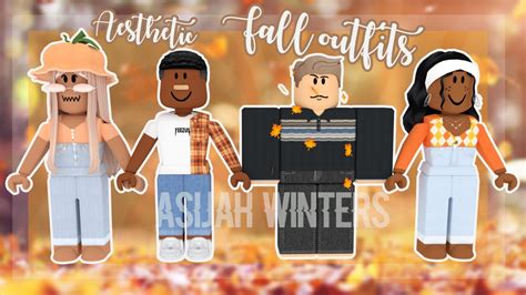 Aesthetic Fall Roblox Outfits With Links And Codes For Boys And Girls🍂 Youtube