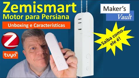 Zemismart Motor De Persiana Zigbee Tuya Unboxing E Caracter Sticas