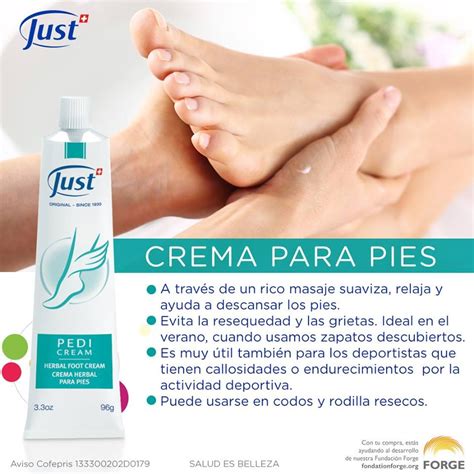 Pedicream 96gr Swiss Just Crema Herbal Para Pies V Nov19 S 60 00 En