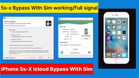 With Sim IPhone 5s To X Icloud Bypass With Sim Working Hello Bypass