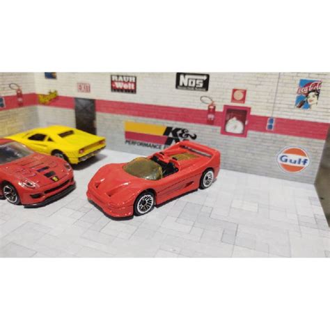 Miniatura Hot Wheels Ferrari F Spider Vermelha Shopee Brasil