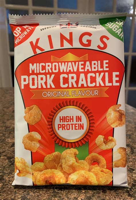 Foodstuff Finds Microwaveable Pork Crackle Kings Elite Snacks By